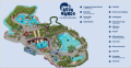 Plattegrond van de Aqua Mundo op Les Hauts de Bruyères.